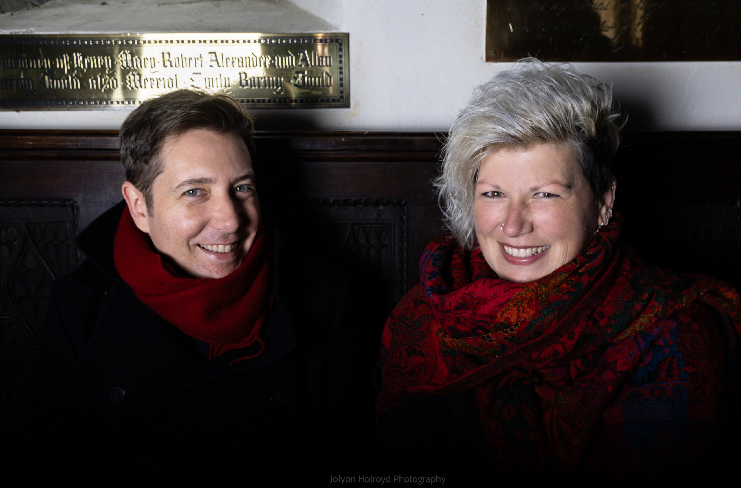 Miranda Sykes and Jim Causley